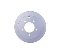 2x Rear Brake Disc Solid Fits Mitsubishi Lancer 7 Viii Sportback Ø 262 mm HELLA