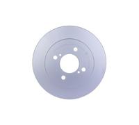 2x Rear Brake Disc Solid Fits Suzuki Swift 3 Ø 259 mm HELLA 8DD 355 118-511