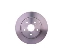 2x Rear Brake Disc Solid Fits Toyota Avensis Saloon Estate HELLA 8DD 355 116-121
