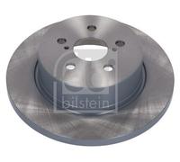 2x Rear Brake Discs Braking System Febi Bilstein 184658 Fits Toyota Yaris