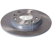 2x Rear Brake Discs Braking System Febi Bilstein 184694 Fits Renault Zoe