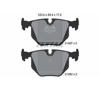 Textar Rear Brake Pads fits BMW X3 3 Series Land Rover Range 2148703
