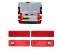 2x Rear Bumper Reflector Right or Left fits For VAUXHALL Movano A B Vivaro B 7700353184