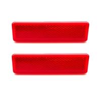 2x Rear Bumper Reflector Set Light Lamp Red Lens Marker For Renault Trafic Master Vauxhall Opel Vivaro Movano Nissan Primastar NV300 Fiat Talento | OEM 4500558 9160858 7700353184 | Set Left And Right