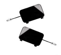2x Rear Bumper Tow Hook Cap Cover For Q5 2008-2017, Direct Replacement Parts 8R0807449 8R0807450, Black Plastic Towing Eye Left Right Set