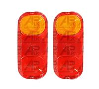 2x Rear Lamp Light Lens Brake Indicator Replacement for JCB 2CX 3CX 4CX Backhoe 700/50024