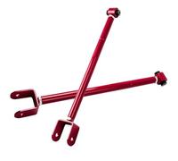 2x Rear Lower Camber Control Arms Kit Adjustable Suspension Rear Lower Toe Rod Bar Compatible With E46 323ci 323cic 325i 325ci 325cic(CAE36-S-R)