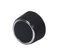 2x Rear Radio Control Knobs - for Escalade Enclave - for Silverado - for Sierra - for Yukon Acadia 2007-2017 Part 22912547 Black Chrome ABS Audio Volume Button Replacement