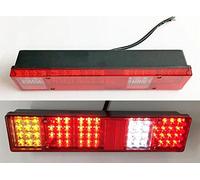 2x Rear Tail LED 12V Lights 6 functions for Truck Trailer Chassis Tipper Motorhome Lorry Camper Bus