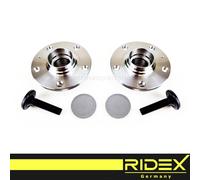 2x Rear Wheel Hub Flanges & Bearings Kit Ridex - VW Audi Seat Skoda - 1T0598611A