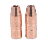 2x Recessed Welding Nozzle 401-6-50 for Mig Copper Copper Welding Nozzle 401-6-50 1/2 Inch Bore for Mig Welding Nozzle 401-6-50 for Tregaskiss Burner Set of 2 Welding Nozzles 401-6-50 with 1/2 Inch