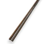 2x Reinforcing Steel Bars for Concrete Rebar Reinforcement Metal Rod Bar | High Tensile Ribbed (ø10mm, 100 cm)