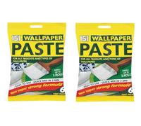 2x Reliable and All-Purpose Wall Paper Paste Hangs Up To 10 Rolls - Bundled by GetInStyle Shop