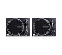 2x Reloop RP-4000M MK2 Direct Drive Turntables (Black)
