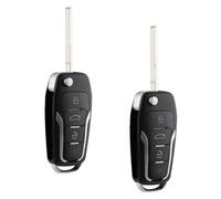 2X Remote Key Fob Flip Style High Security Upgrade Replacement for 2012 2013 2014 2015 2016 2017 2018 2019 2020 2021 2022 2023 2024 Ford Escape Focus C-Max (OUCD6000022 164-R8046)