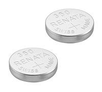 2x Renata Watch Battery - Swiss Made - All Sizes - Silver Oxide Renata Batteries - 315,317,319,321,329,335,337,341,344,346,350,357,361,362,364,366,370,371,373,377,379,381,384,389,390,391,392,393,394,395,396,397 - CR 2450N,1225,1632,1616,1220,1216,2032,1620,2320,2032,2025,2430,2325,2016 (350)