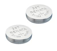 2x Renata Watch Battery - Swiss Made - All Sizes - Silver Oxide Renata Batteries - 315,317,319,321,329,335,337,341,344,346,350,357,361,362,364,366,370,371,373,377,379,381,384,389,390,391,392,393,394,395,396,397 - CR 2450N,1225,1632,1616,1220,1216,2032,1620,2320,2032,2025,2430,2325,2016 (397 (SR726SW))