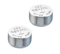 2x Renata Watch Battery - Swiss Made - Silver Oxide Renata Batteries - 315,317,319,321,329,335,337,341,344,346,350,357,361,362,364,366,370,371,373,377,379,381,384,389,390,391,392,393,394,395,396,397 - CR 2450N,1225,1632,1616,1220,1216,2032,1620,2320,2032,2025,2430,2325,2016