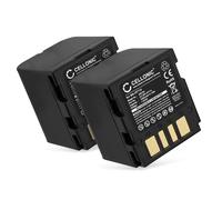 CELLONIC 2x Battery for Camera Compatible with JVC GR-D240, GR-D250, GR-D270, BN-VF714 - (1500mAh, 7.4V)