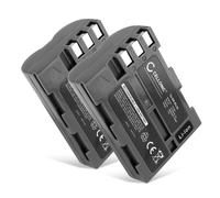 CELLONIC 2x Battery for Camera Compatible with Nikon D700, D90, D200, EN-EL3e - (2000mAh, 7.4V)