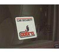 2x Replacement Cobra Car Alarm Window Stickers.
