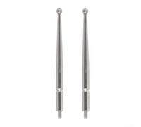 2x Replacement Contact Points for Dial Gauge M1.6 Shank 2mm Carbide Ball Tip 36.8mm Long Machinist Measuring Tool Set