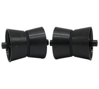 2x Replacement Rollers for SPINCARE Record Cleaning Machine | New Recessed Elastic Design for Improved Durability & Vinyl Cleaning Performance