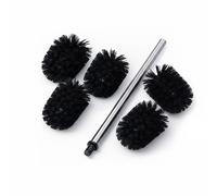 2x replacement toilet brush heads spare refill heads for toilet brush black