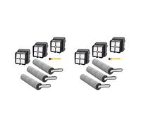 2X Replacement Vacuum HEPA Filter And Brush Roller Compatible For Tineco Floor ONE S5 Cordless Wet Dry Vacuum Cleaner Filter