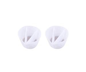 2X Reusable 3 Channels Split Color Mixing Cups for Paints, Resin Pouring Painting Tools DIY Making Drawing Accessories