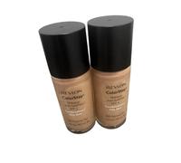 2x Revlon Natural Tan Combination Oily Foundation SPF6 330 30ml Lightweight