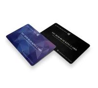 2X RFID NFC Blocking Card | Contactless Cards Protection | No Batteries Required | Anti Theft Secure Protector for Credit/Debit/ID/Oyster Cards - Two Cards (Blue & Black)