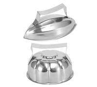 2X Rice Press Mould, Rice Shaping Tool, Press Mold Fried Shaper Stainless Steel, for Dish Up Decoration, Practical Versatile Shaping Cooking Molds for Restaurant Family Gathering Home
