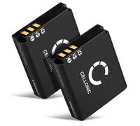 CELLONIC 2x Battery compatible with Ricoh Caplio GX100, R3, R30, R4, DB-60