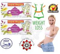 Royal Regime Tea Bags Weight Loss Reducing Herbal Slimming Diet 50 Bags