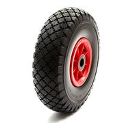 2x Sack Hand Truck PU Tyre + Wheel 10 Inch 3.00-4 3.50-4 Puncture Proof Solid