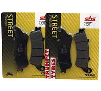 2X SBS Front Ceramic Performance Brake Pads Set OE Quality 735HF