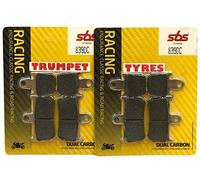 2X SBS Front Dual Carbon Performance Brake Pads Set For Yamaha YZF 1000 R1 07-14 / YZF 1000 R1 ABS 12-14 / MT-01 1700 07-16 / VMX 1700 V-Max 09-18 OE Quality 839DC