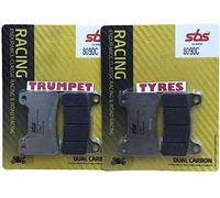 2X SBS Front Dual Carbon Performance Brake Pads Set OE Quality 809DC