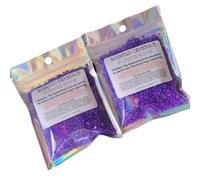 2x Scented Crystals - Perfume, Fruit, Sweet Scents - Large 80g - For use in Oil Burner or Wax Warmer -Less Messy Wax Melt Alternative (Flower Bomb)
