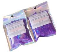 2x Scented Crystals - Perfume, Fruit, Sweet Scents - Large 80g - For use in Oil Burner or Wax Warmer -Less Messy Wax Melt Alternative (Parma Violet)