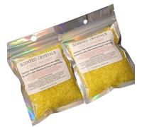 2x Scented Crystals - Perfume, Fruit, Sweet Scents - Large 80g - For use in Oil Burner or Wax Warmer -Less Messy Wax Melt Alternative (Coco Madem)