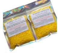 2x Scented Crystals - Perfume, Fruit, Sweet Scents - Large 80g - For use in Oil Burner or Wax Warmer -Less Messy Wax Melt Alternative (Miss Million)