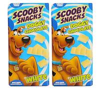 2x Scooby Doo Doggy White Chocolate - Easter Dog Treat - Dog Safe and Friendly Vitamins