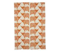 2x Scottish Cotton Tea Towels pack - 48x76 cm - Cow Repeat Design - Traditional Scotland Heritage Tea towels for Kitchen - Mothers Day, Burns Supper, Christmas, Special occasions
