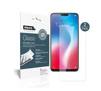 dipos 2x 9H Clear Screen Protector for Vivo V9 6GB | Won't Break or Shatter, No Real Glass, HD Clear, Anti-Shock, Anti-Scratch, Bubble-Free, Case-Friendly, Easy Installation