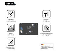 2x Screen Protector for Zebra ET401 8 Zoll matte Flexible Glass 9H dipos