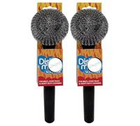 2x Scrubee, Interchangeable Washing Up Handle, Easy Grip Handle, Effective In Cleaning BBQ & Grills - Bundled by GetInStyle Shop