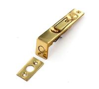 2x Securit Brass Flush Bolt - 100mm