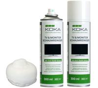 2X Set KOKA Cleaning Foam Spray Can Cleaner TV OLED LCD LED TFT Television